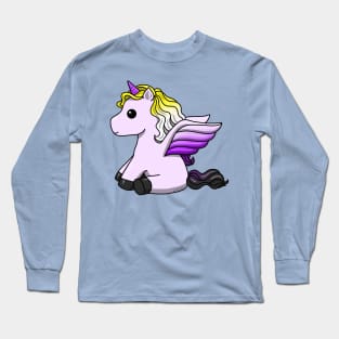 Enby Unicorn Long Sleeve T-Shirt